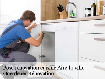 Pose rénovation cuisine  aire-la-ville-1288 Guerdener Rénovation 