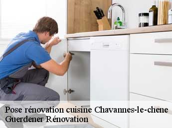 Pose rénovation cuisine  chavannes-le-chene-1464 Guerdener Rénovation 