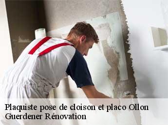 Plaquiste pose de cloison et placo  ollon-1867 Guerdener Rénovation 