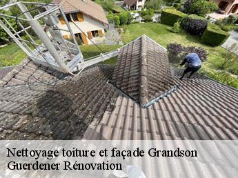 Nettoyage toiture et façade  grandson-1422 Guerdener Rénovation 