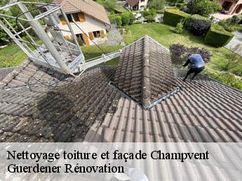 Nettoyage toiture et façade  champvent-1443 Guerdener Rénovation 