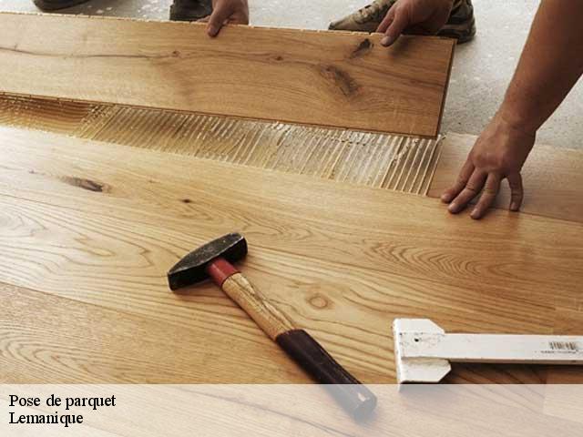 Pose de parquet Lemanique