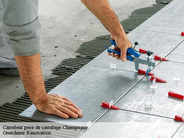Carreleur pose de carrelage  champagne-1424 Guerdener Rénovation 