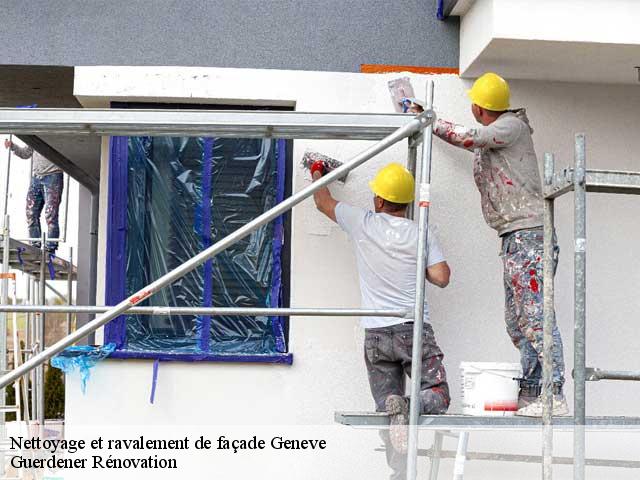Nettoyage et ravalement de façade  geneve-1202 Guerdener Rénovation 